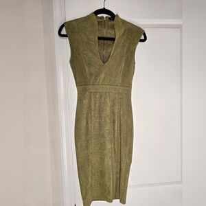 Privy Women’s Bodycon Dress Velvet Sleeveless V Neckline